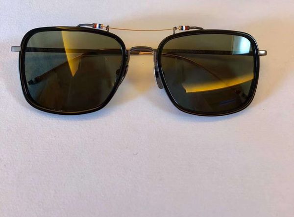 

square sunglasses tb816 black grey lens 50mm men fashion sunglasses sonnenbrille occhiali da sole with box, White;black