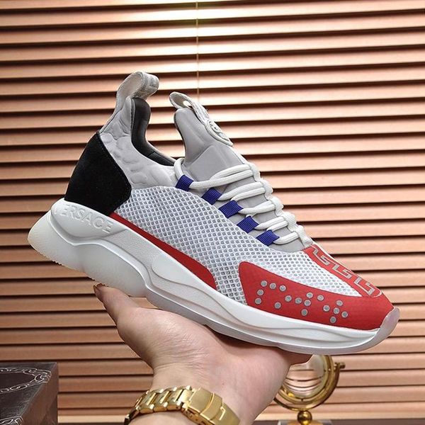 

fast delivery mens shoes scarpe da uomo di lusso outdoor walking footwears designer lace -up plus size men shoes cross chainer sneakers, Black