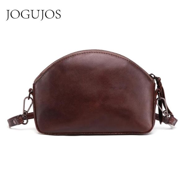 

jogujos genuine leather women shoulder crossbody bags ladies shoulder bag leisure messenger bags totes bolsos mujer handbags