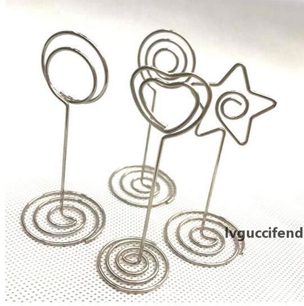 

place card holder heart shape clips wedding favors place card holder table p memo number name clips base