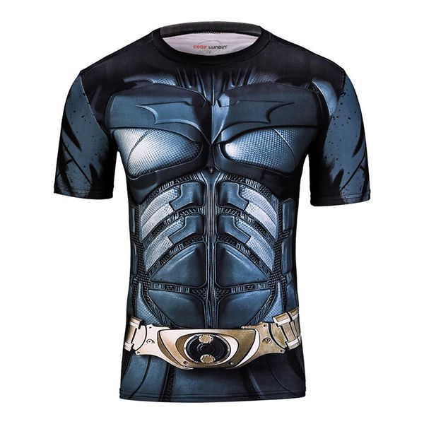 

3d t shirts men compression shirt cosplay for male fitness clothing short sleeve basketball jersey jogging gym, Black;blue