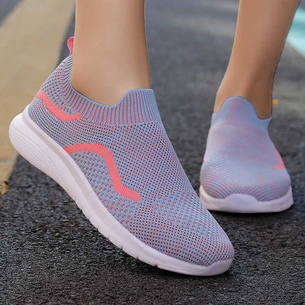

athletic woman sport shoes breathable women's running shoes leisure sneakers ladies walking jogging soft light mesh outdoor