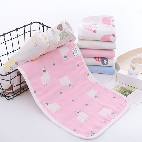 

yiynx pure cotton six-layer gauze small soft absorbent cartoon face washing pure cotton six-layer gauze baby small soft absorbent baby carto