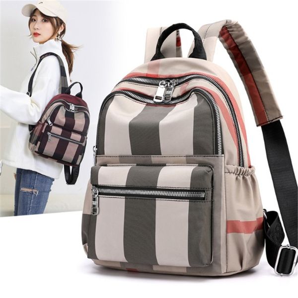 

usb charging waterproof nylon versatile fashion lapbackpack female fashion girl backpack cute travelbackpack women men