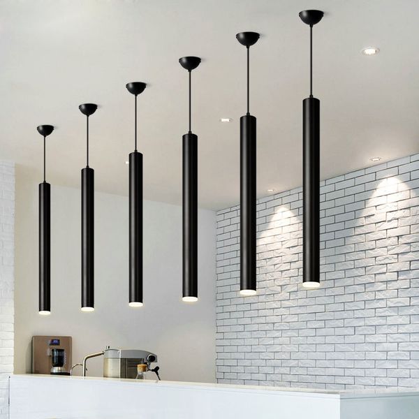 Faretti a forma di tubo a forma di tubo da incasso a LED per lampada a sospensione estesa 3W / 5W per bar ristorante Sala da pranzo personalizzata