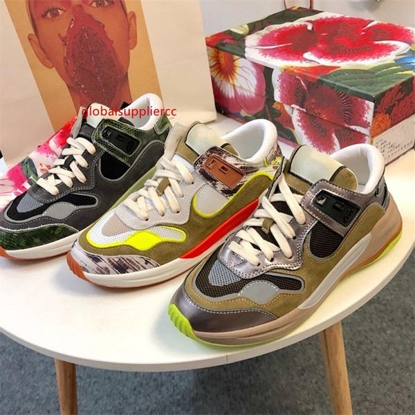 

new arrival mixed media sneakers womens ultrapace sneaker fashion shoes ladies classic vintage running shoe & big size, Black;green