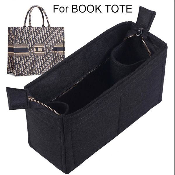 

для book tote 3mm войлока ткани вставить speedy сумки организатор makeup сумка организатор путешествие внутреннего кошелек младенец cosmetic, Blue;pink