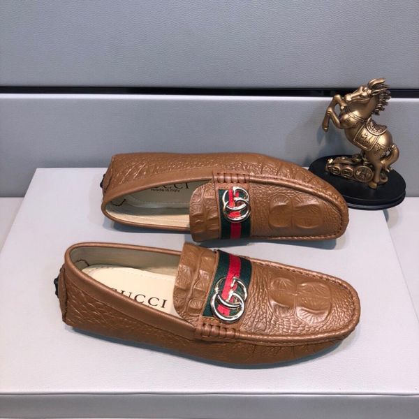 

2020-2019h summer new trend men's lok fu casual shoes, fashion business shoes, versatile comfortable peas shoes, size: 38