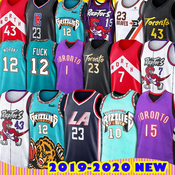 

memphis ja morant grizzlies basketball 12fuck toronto vince raptors carter jerseys la lou clippers williams jersey mike pascal bibby siakam, Black;blue