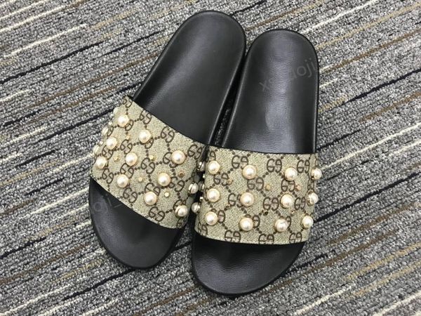 

rubber slide sandal floral brocade men slipper gear bottoms flip flops women striped beach causal slipper xshfbcl size 35-46, Black;grey