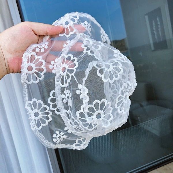 

children's concave summer girl's ougen lace lace yarn flower embroidery basin baby's sun hat sun hat, Yellow