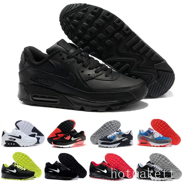 

men womens shoes classic 90s men and women running shoes black red white sports trainer air cushion surface breathable sports shoes g55-e