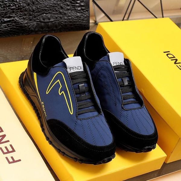 

scuba low sneaker men 's shoes herren sportschuhe autumn and winter design footwears lace -up casual sports luxury me, Black