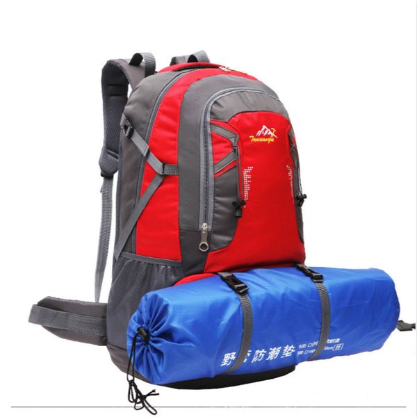 

new outdoor mountaineering bag with large capacity, double shoulder outdoor bag, sports mountaineering backpack