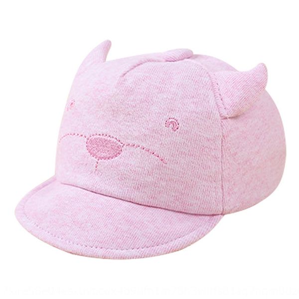 

children's season new color cotton newborn stereo ears baby cap baby cap sun hat soft hat sun protection, Blue;gray