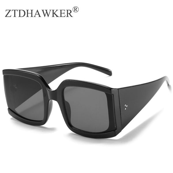 

the new square big frame thick leg sunglasses personality men and women wild glasses fashion eyeglasses, White;black