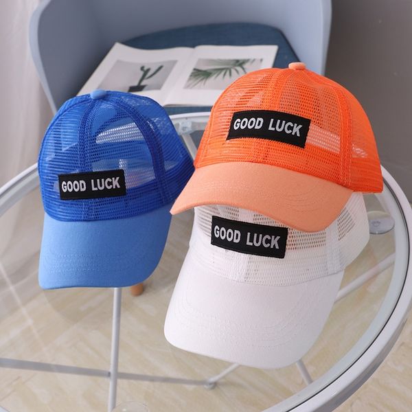 

good letter children's letter kids network mz9178 net new children's embroidered baby sunshade net hat sun hat mz9178, Blue;gray