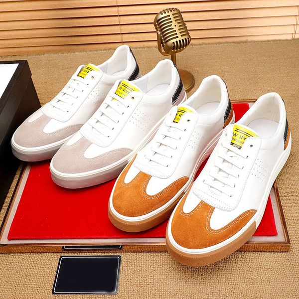 

new highquality mens sports shoes casual laceup leather outdoor driving laceup autumn fashion design shoes for men, with original box qwt, Black