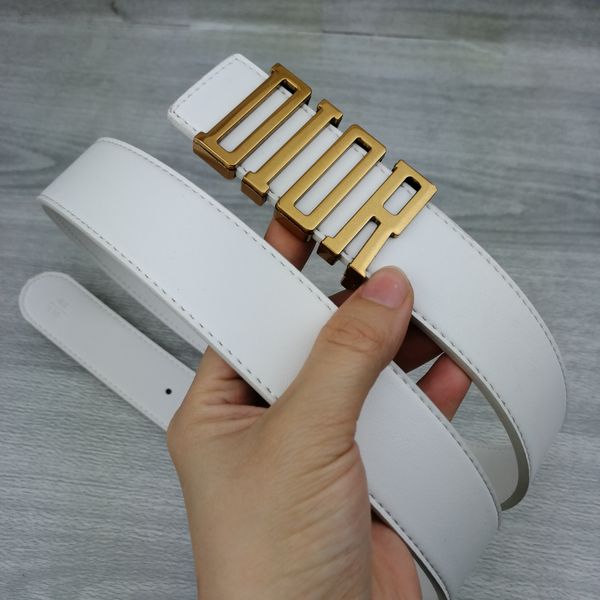 

highly quality designer belts womens animal style brand woman belt casual fashion smooth buckle belt df ai35, Silver