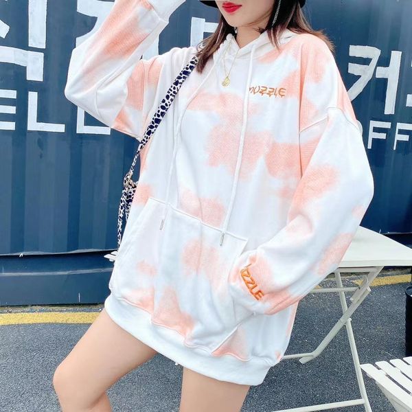 

korean version of the great indian xx hooded sweet women's loose sweater women, Black