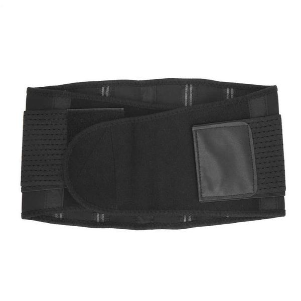 

adjustable waist support training waist belt slimming belt protector pressure support exercise waistband sport safety, Black;gray