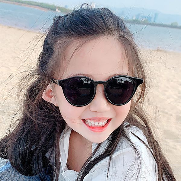 

kids sunglasses boys retro children sunglasses girls sun glasses vintage baby oculos simple eyewear uv400, White;black