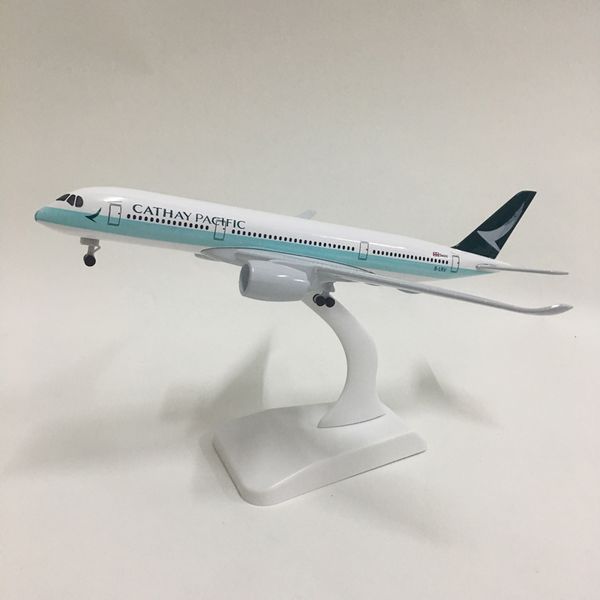 

jason tutu 20cm cathay pacific airbus a350 plane model airplane model aircraft model 1:300 diecast metal planes toys gift collec t200727