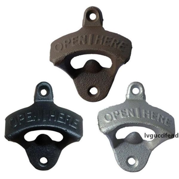 

open here bottle opener wall mounted retro beer home kitchen bar supplies coke soda bottle openers lx1561