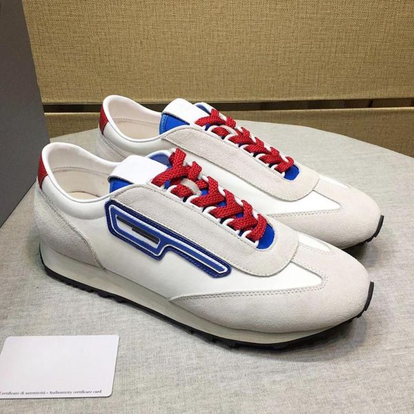 

fashion brands suede and nylon sneakers men 's shoes outdoor walking comfortable footwears casual vintage low men shoes drop ship, Black