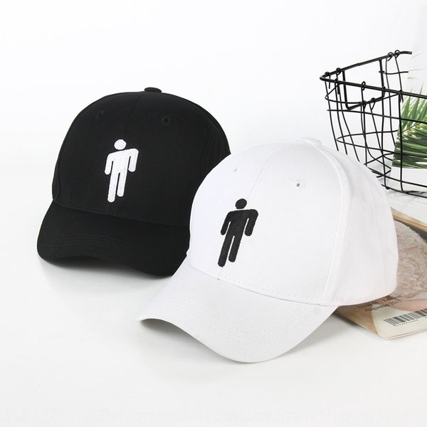 

new adjustable cotton versatile men's and women's baseball cap billie eilish baseball cap, Blue;gray