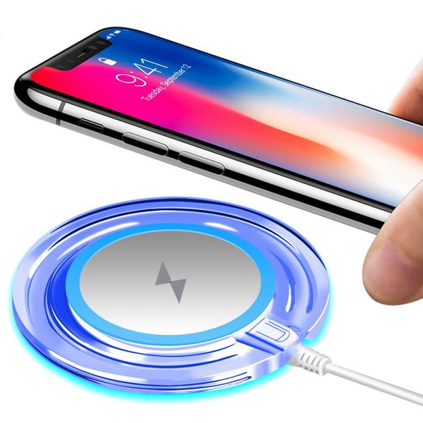 

flash lgo qi wireless charger for samsung galaxy s10 s9 s8 s6 edge wireless charge pad for phone8 x max phone charger