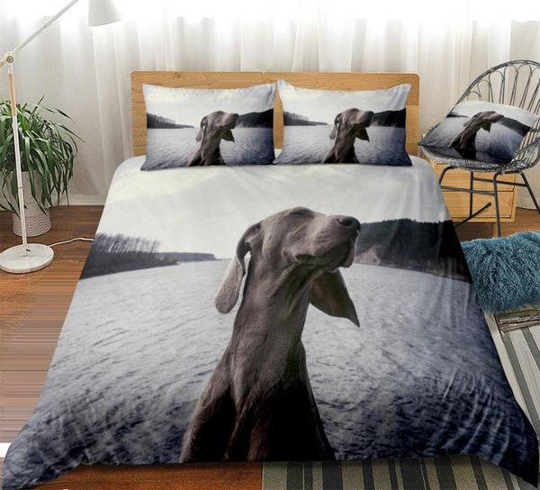 

bedding sets sausage dog duvet cover set animals cute beds bedclothes home textiles microfiber for boys kids