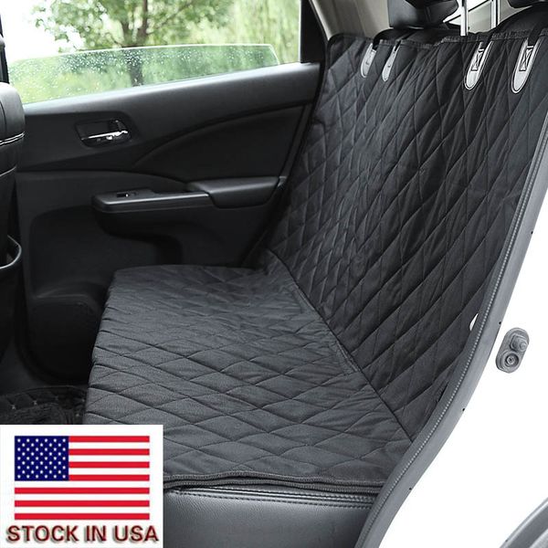 

portable car rear mat self driving travel pet car seat cushion without side wings two pieces of cotton basic dog seats cushion