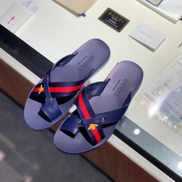 

2020 new trend fashion waterfront open toe sandals brand high-end shoes men's slippers copy breathable1112