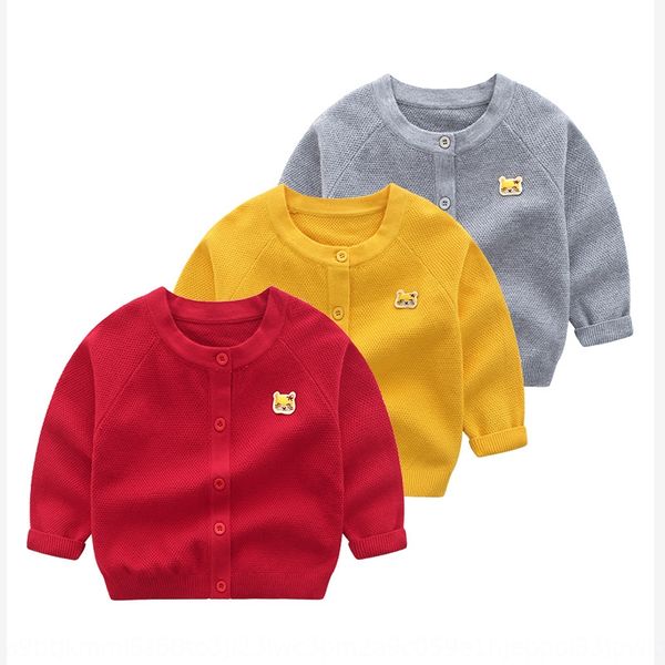 

autumn new korean style children's wool solid color core-covered yarn men's cardigan coat cardigan and women's sweater coat, Blue