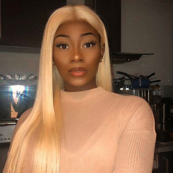 

1 closure wig straight 27 colored for black women inch pre plucked lace front wig full