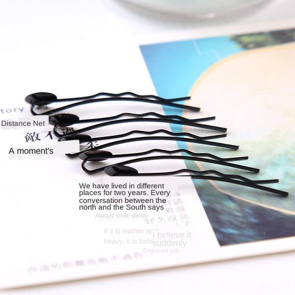 

kvsms black one-character side clip children clip diy hair accessories diy fruit diamond handmade fruit hair accessories diamond buckle flow, Slivery;white