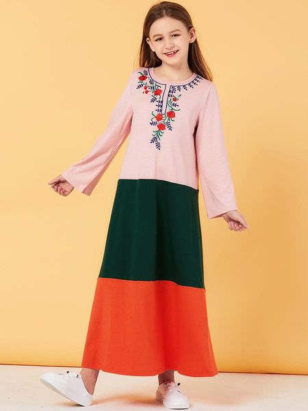 

abaya for kids hijab muslim dress girls kaftan dubai abayas turkish dresses islam caftan qatar tesettur elbise islamic clothing