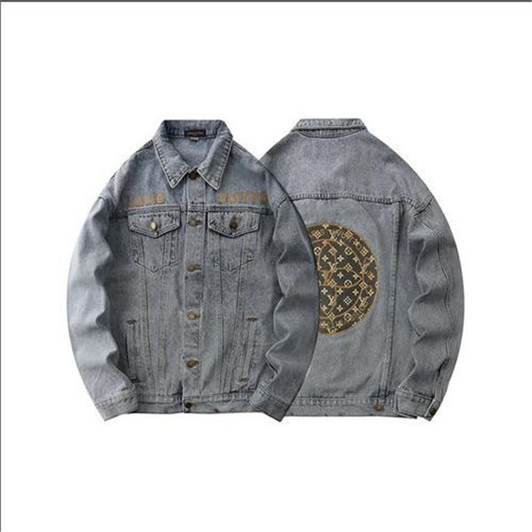 

mens stylist denim jacket men women casual coats black blue fashion mens jacket, Black;brown