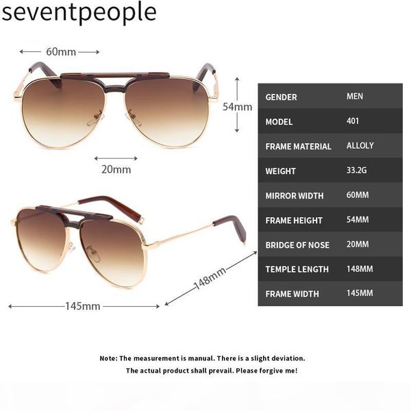 

classic retro sunglasses men 2020 brand designer fashion oval metal double beam mirror toad sun glasses gradient shade eyewear, White;black