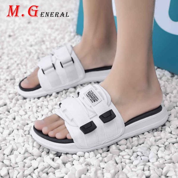 

beach men's summer shoes couple platform indoor slippers outdoor casual sandals for men open toe flats shoes men chinelo new c30, Black