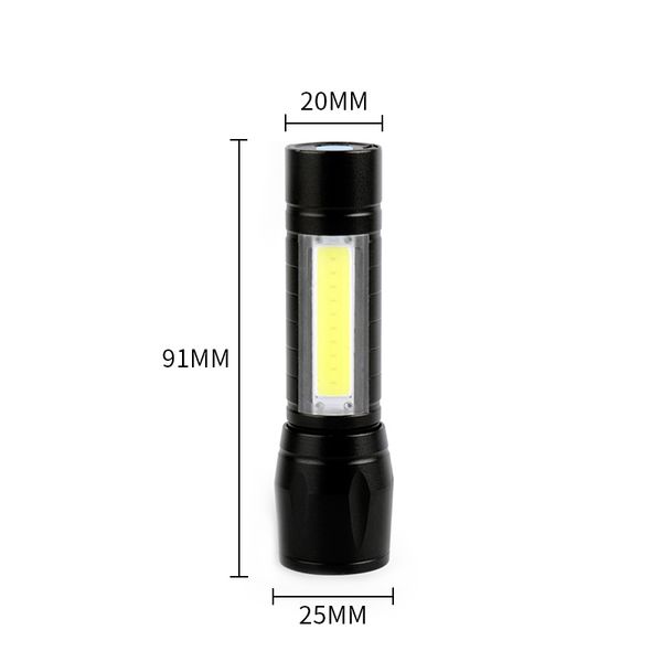 

l led usb rechargeable torch 3 modes for cycling hiking camping emergency