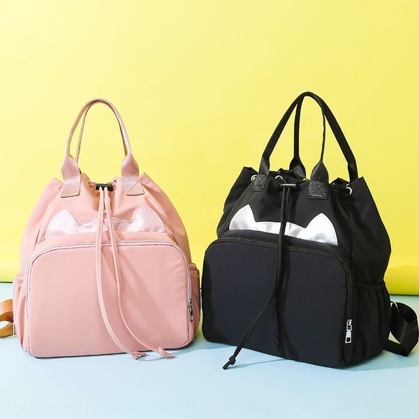 

new multi-functional korean candy color mommy wet and dry separation mom bag large capacity leisure baby candy backpack backpack bag