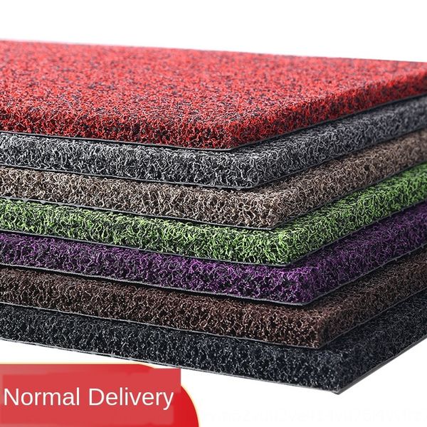 

door-to- carpet silk ring floor mat home door non-slip thickened foot mat door waterproof plastic carpet can be cut