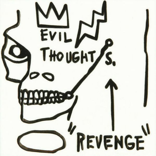 

jean michel basquiat abstract decor evil thoughts home decor handcrafts /hd print oil painting on canvas wall art canvas pictures 3066