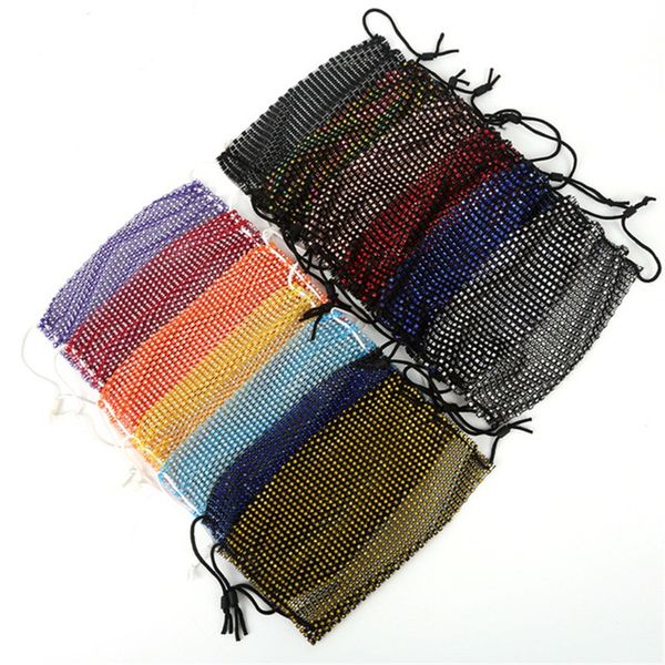 

многоразовый rhinestone кристалл mascarilla linear исчерченность моды пыле маска для лица защита рта респиратор открытый lady 2 9fq b2