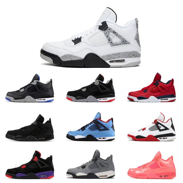 

fiba 4s men basketball shoes loyal blue bred cool grey wings mushroom black cat what the 4 mens trainers sports sneakers 7-13