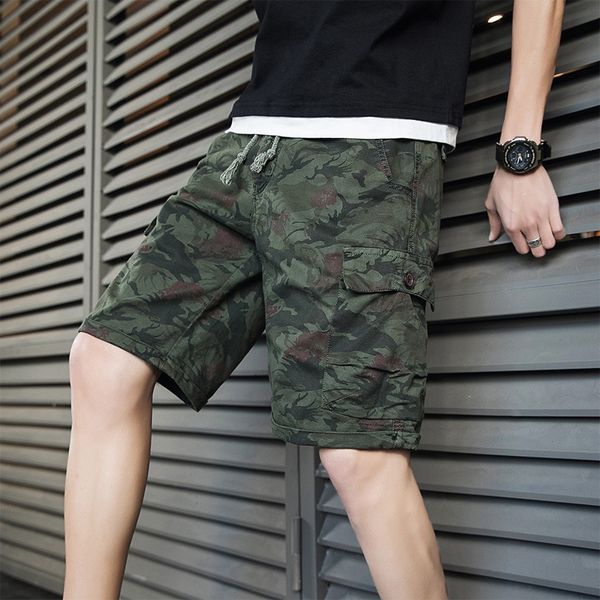 

71tc5 мужских пять-часть случайных летом камуфляж пять-часть брюки средних брюк большого эластичный хлопок и шорты шорт приталенный печатать