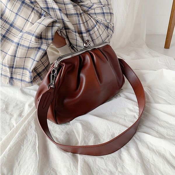 

fashion clip shell women shoulder bags designer handbags luxury wide strap messenger bag ladies large totes female clutch purses