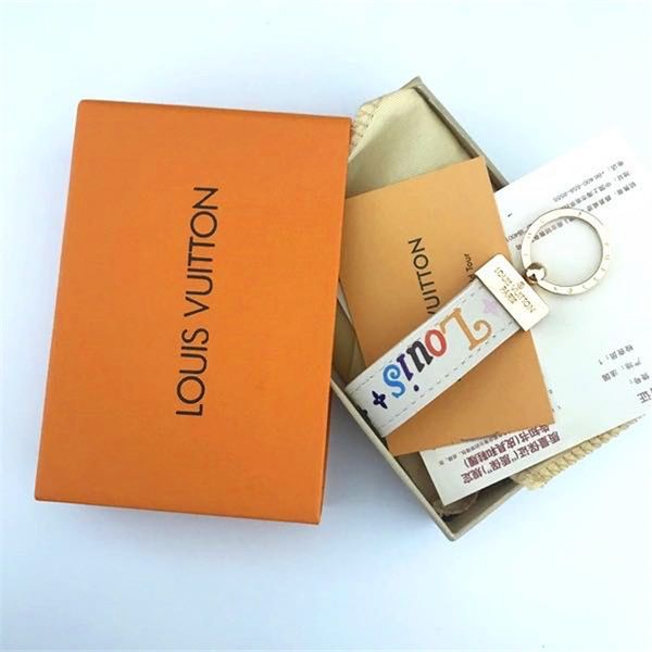 

fashion keychain key chain real leather with stainless steel keychain keyring in white gold with black/brown-1pc, Silver